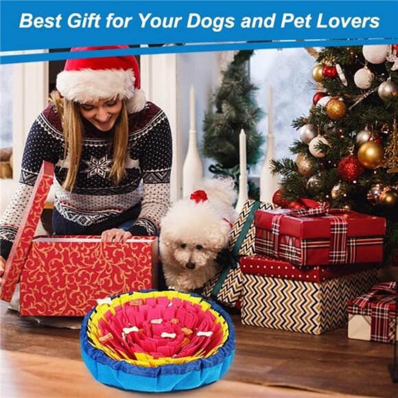 Snuffle Mat for Dogs, Interactive Dog Enrichment Toys for Boredom and Sniff Mat - Picture 6 of 7